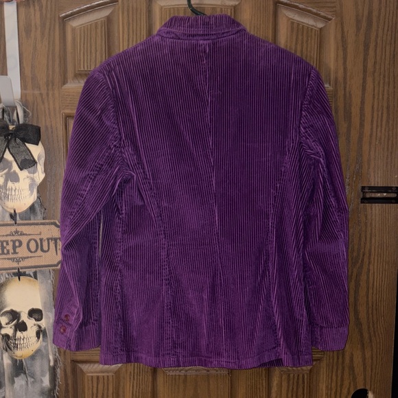 🔥Vintage🔥Rich Purple Corduroy Blazer - Picture 5 of 6